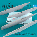 Reskit Pylons for MiG-25 P/PD/PDS (1/72)