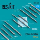 1/72 Reskit Pylons for Rafale type 2