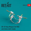 Reskit UH-1D Huey Weapon Set M60 and Ammo belts feader (1/48)