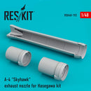 1/48 Reskit A-4 Skyhawk exhaust nozzle for Hasegawa kit