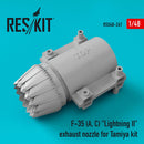 1/48 Reskit F-35 (A, C) Lightning II exhaust nozzle for Tamiya kit