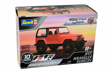 1/25 Revell Jeep Wrangler Rubicon Easy Click Plastic Model Kit