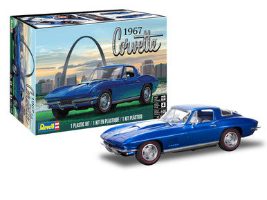 1/25 Revell 1967 Corvette Coupe Plastic Model Kit