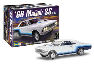 1/25 Revell 1966 Chevy Malibu SS 2in1 Plastic Model Kit