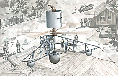 ROD008 - 1/72 Roden PKZ2 Tethered Helicopter