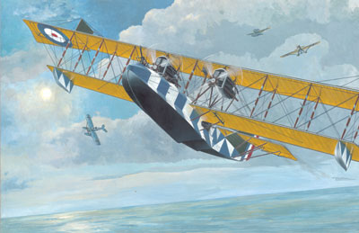 ROD014 - 1/72 Roden Felixstowe F2A (Late) Flying Boat BiPlane