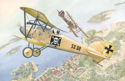 ROD022 - 1/72 Roden Albatros D III Oeffag s53 German BiPlane Fighter