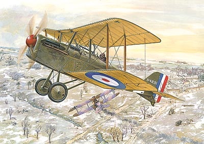 ROD023 - 1/72 Roden SE5a RAF BiPlane Fighter w/Hispano Suiza Engine