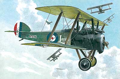 ROD053 - 1/72 Roden Sopwith F1 Camel WWI British BiPlane Fighter w/Bentley Engine