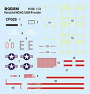 ROD058 - 1/72 Roden Fairchild NC/AC123K Black Spot Aircraft