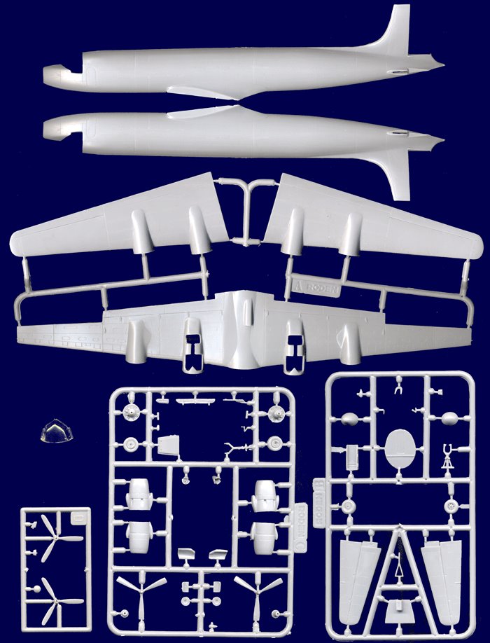 ROD307 - 1/144 Roden VC118 The Independence Presidential Aircraft