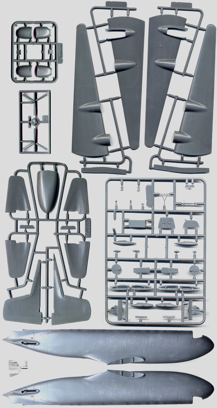 ROD311 - 1/144 Roden C124C Globemaster II US Transport Aircraft