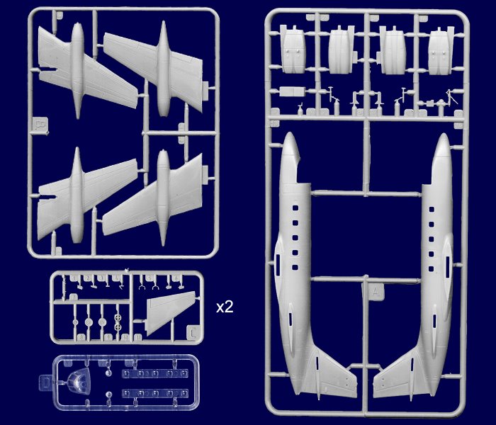 ROD316 - 1/144 Roden Lockheed C-140A Jetstar