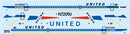 ROD320 - 1/144 Roden B720 United Passenger Airliner
