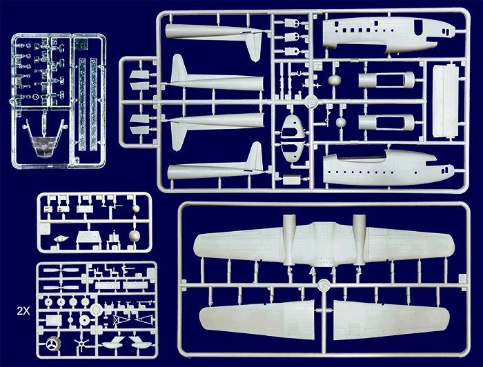 ROD322 - 1/144 Roden Fairchild AC119K Stinger Ground Support Aircraft