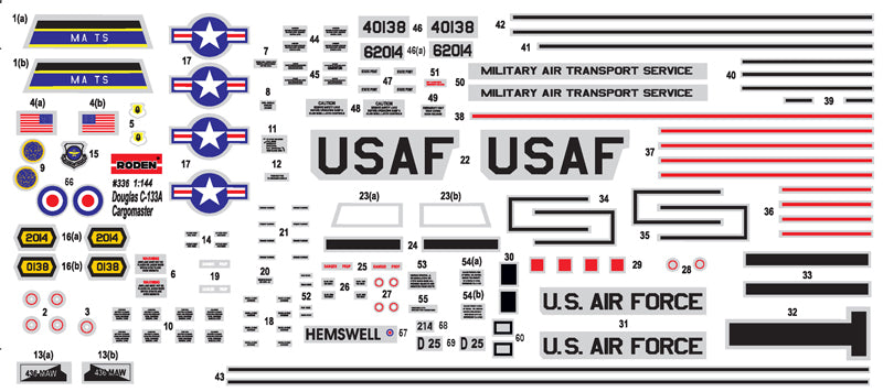 ROD336 - 1/144 Roden Douglas C-133A w/PGM-17 Thor IRBM