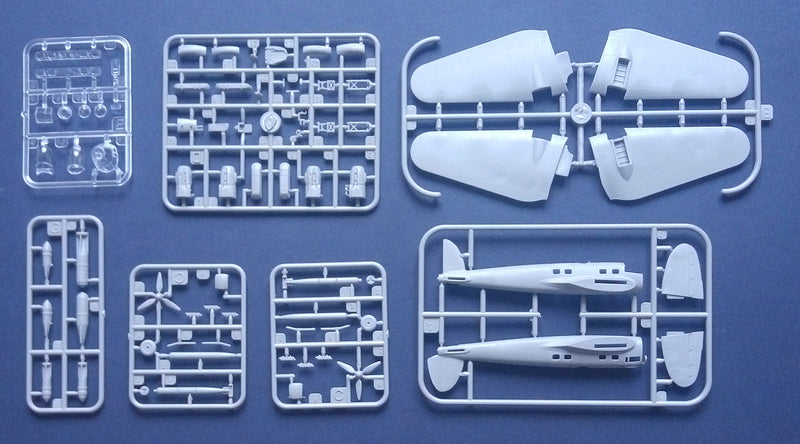 ROD344 - 1/144 Roden Heinkel He111H16/H20 WWII German Medium Bomber