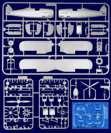 ROD401 - 1/48 Roden Gloster Gladiator MkII BiPlane Fighter w/Skis