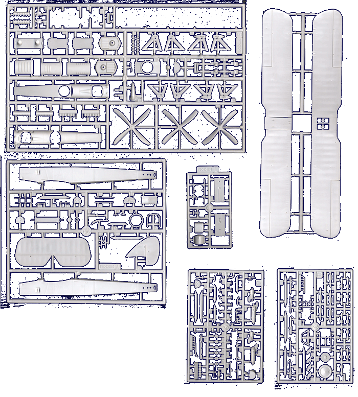 ROD422 - 1/48 Roden DeHavilland DH4 Eagle WWI US BiPlane Fighter