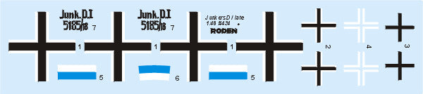 ROD433 - 1/48 Roden Junkers D.I early