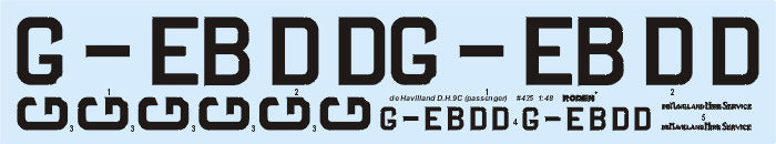 ROD435 - 1/48 Roden Airco (DeHavilland) DH9C Commercial Biplane