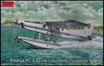 ROD445 - 1/48 Roden Pilatus PC6B2/H2 Turbo-Porter Light Transport Floatplane