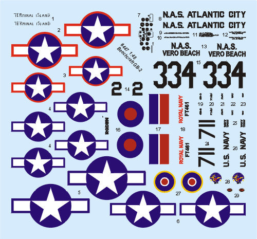 ROD447 - 1/48 Roden Beechcraft GB2 Staggerwing (Traveller) WWII US Courier BiPlane