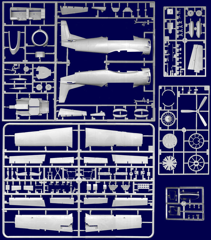 ROD450 - 1/48 Roden T28D Trojan USAF Trainer Aircraft