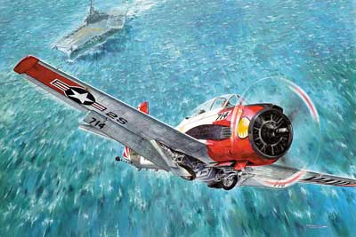 ROD451 - 1/48 Roden T28C Trojan USN Trainer Aircraft