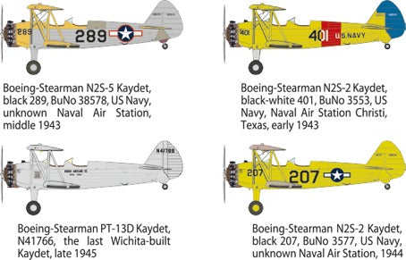 ROD633 - 1/32 Roden PT13/N2S2/N2S5 Kaydet Stearman US Navy Trainer BiPlane