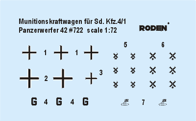 ROD722 - 1/72 Roden Sd.Kfz 4/11 Panzerwerfer 42