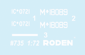 ROD735 - 1/72 Roden Vauxhall D-type