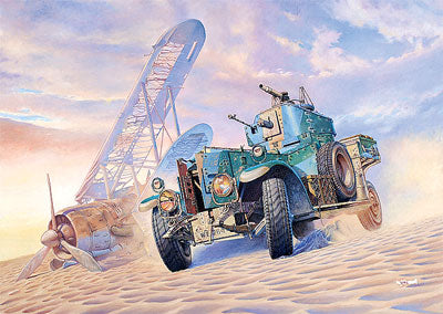 ROD802 - 1/35 Roden Pattern 1920 MkI British Armored Car (Modified w/Sand Tires)