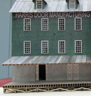 HARRIS DOOR MANUFACTURING HO Scale Model Railroad Structure Unpaintd Kit RSL2063