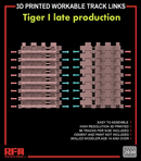 3D printed  Workable track links for Tiger I late production
