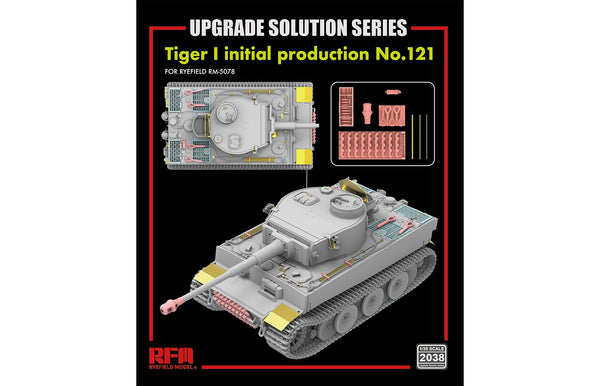 Upgrade set for 5078 Sd.KfZ.181Tiger I initial production