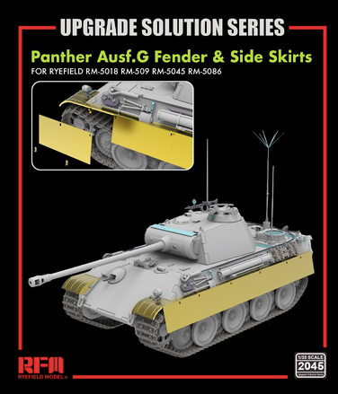 Panther Ausf.G Fender & Side Skirts  for 5018 5019 5045