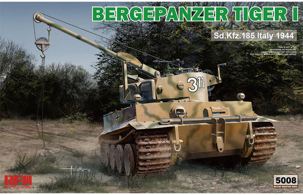 1/35 Ryefield Bergepanzer Tiger I w/workable track links