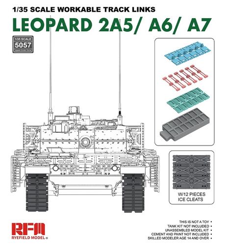 Workable Track Links Leopard 2