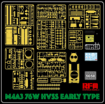 M4A3 76W HVSS Early type D82081 turret T-66 track