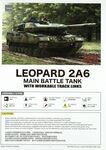 Leopard 2A6 Main Battle Tank with workable track links