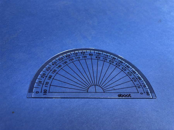 Clear 180 Degree Protractor
