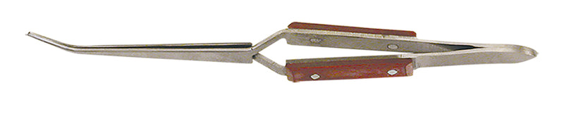 Cross Action Curved Tweezers