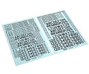 1/48 Squadron Decals - USA 45 Degree Black Lettering Set