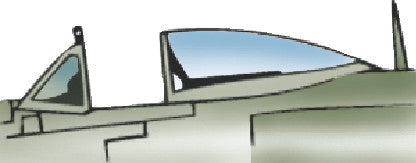 Republic P-47D Thunderbolt bubble Canopy - (Hasegawa)