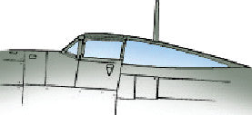 Hawker Typhoon car door Canopy -  (Monogram)
