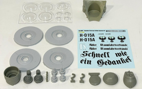 1/72 True Details Haunebu II Civilian Travel Expedition Conversion Set