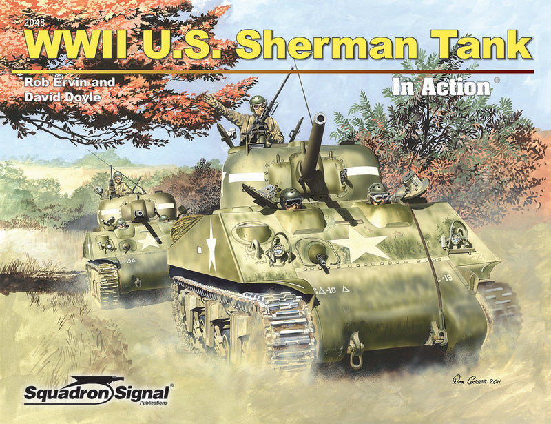 SS2048 - Squadron Signal WWII US Sherman Tank In Action