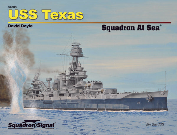 SS34003 - Squadron Signal USS Texas BB-35 At Sea