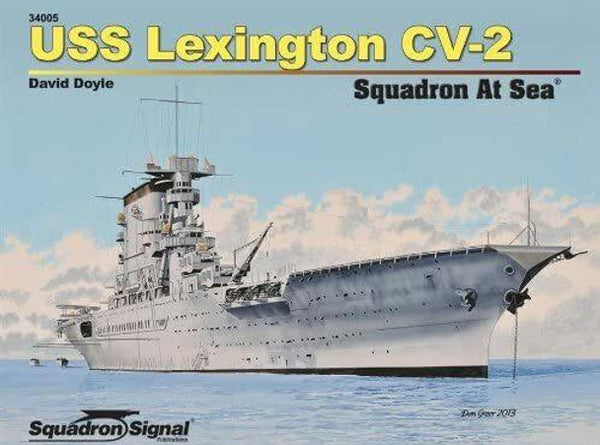 SS34005 - Squadron Signal USS Lexington CV-2 At Sea